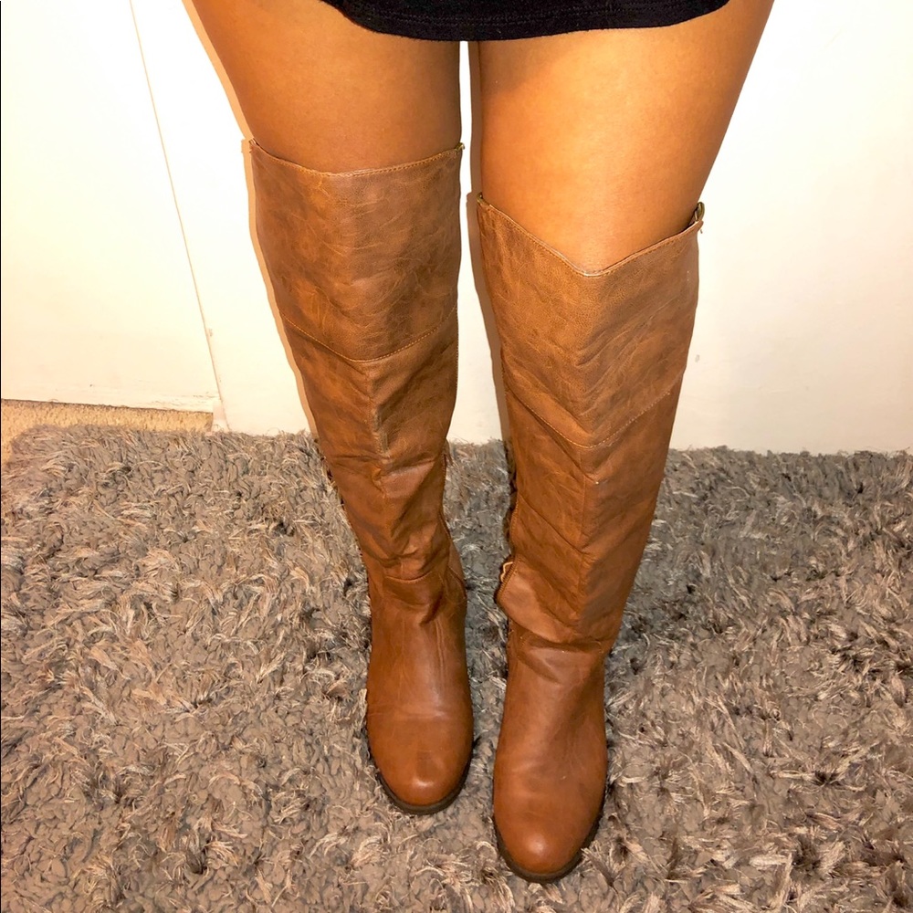 Tan/Brown Knee High Boots/ Thigh High Boots